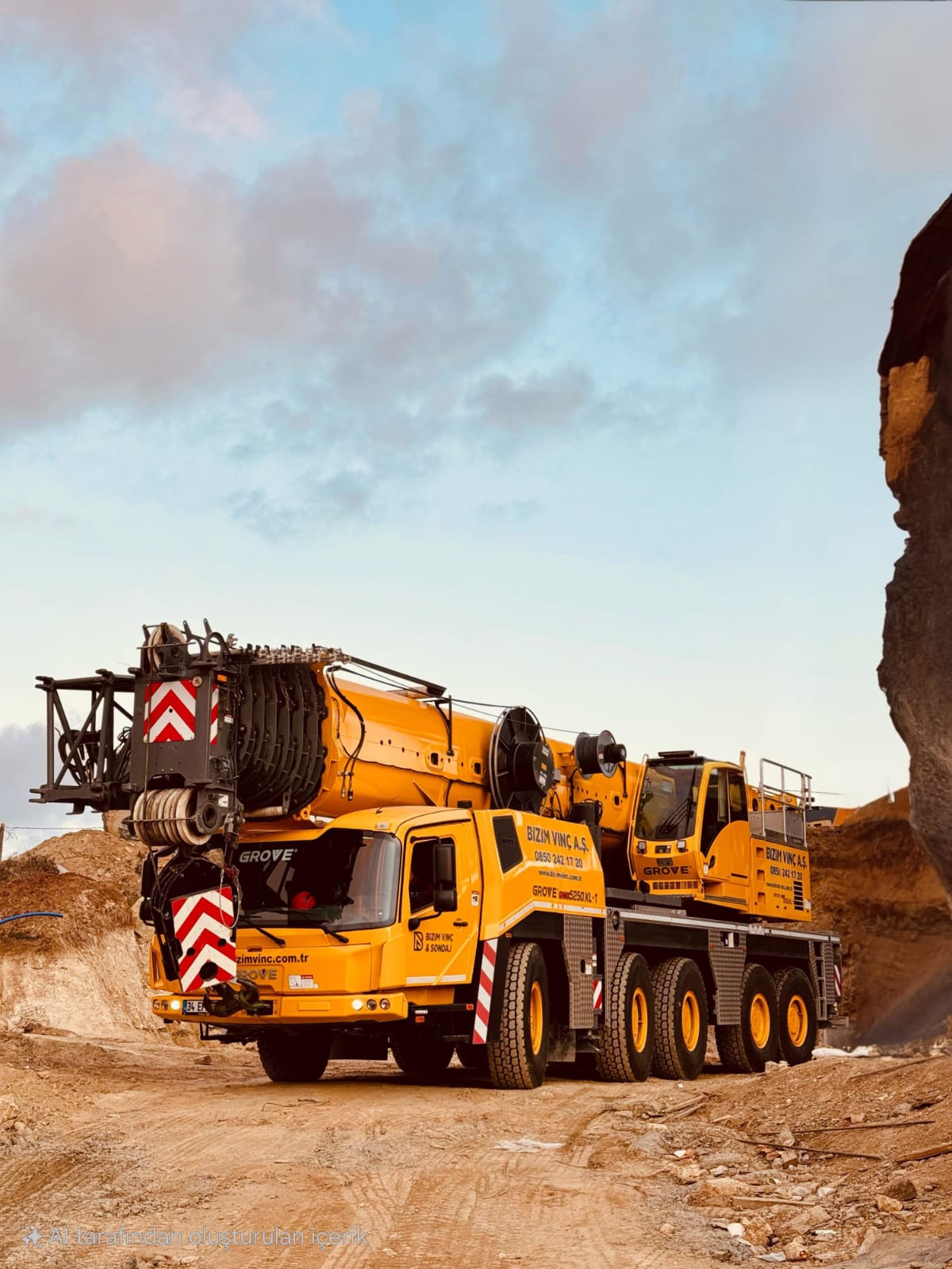 250 Ton Mobil Vinç