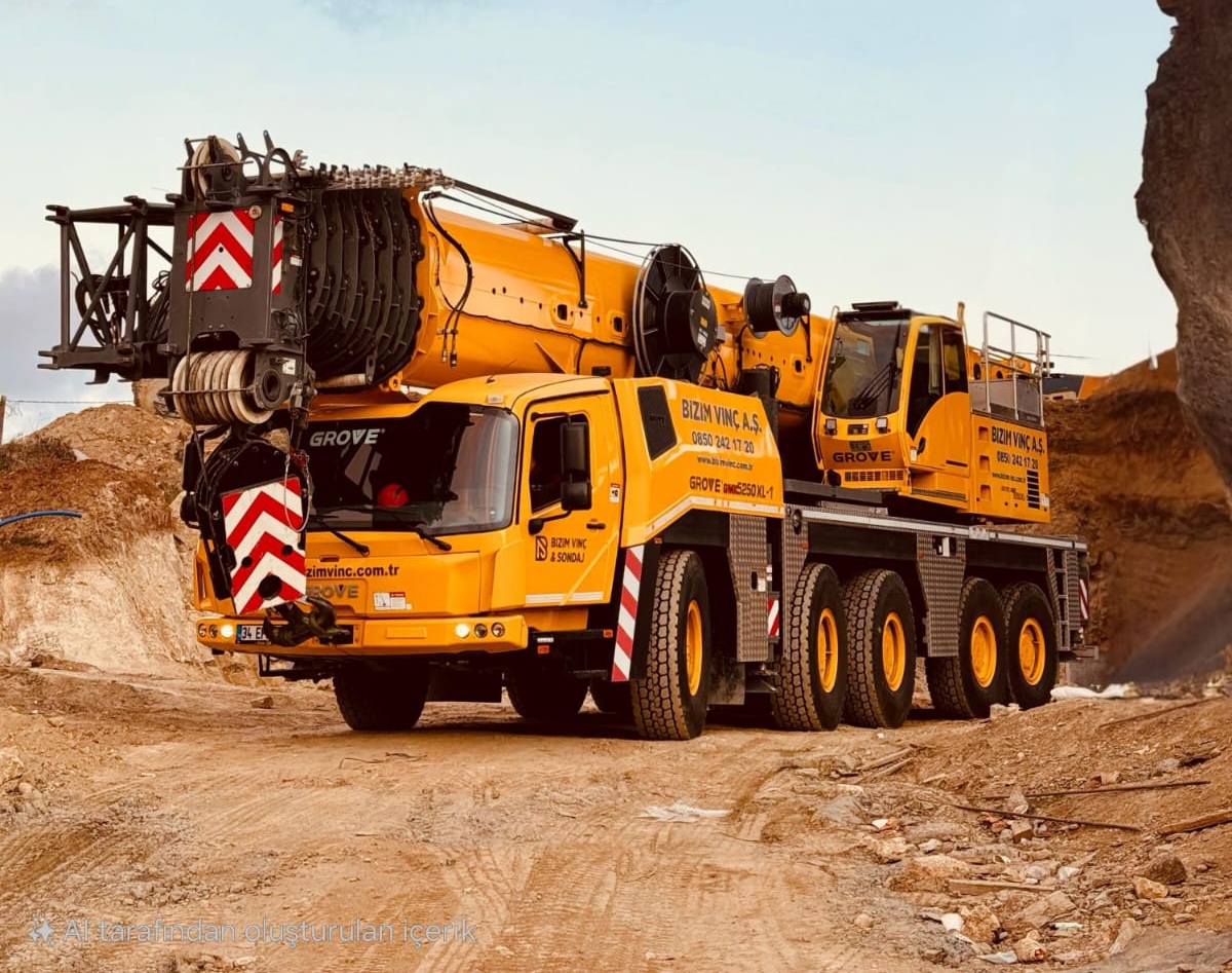250 Ton Mobil Vinç